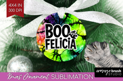 Sarcastic Halloween Quote Ornament PNG - Tie Dye PNG Product Image 1