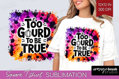 Sarcastic Halloween Quote Square Tshirt Background - Tie Dye Product Image 1