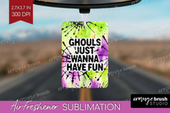 Sarcastic Halloween Quote Air Freshener PNG - Tie Dye PNG Product Image 1