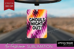 Sarcastic Halloween Quote Air Freshener PNG - Tie Dye PNG Product Image 1