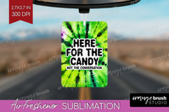 Sarcastic Halloween Quote Air Freshener PNG - Tie Dye PNG Product Image 1
