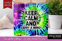 Sarcastic Halloween Quote Tumbler Wrap - Tie Dye Tumbler PNG Product Image 1