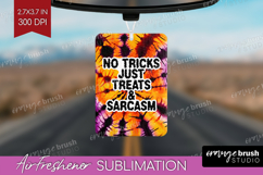 Sarcastic Halloween Quote Air Freshener PNG - Tie Dye PNG Product Image 1