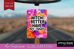 Sarcastic Halloween Quote Air Freshener PNG - Tie Dye PNG Product Image 1