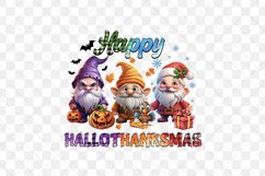 Happy Hallothanksmas Gnome Sublimation Product Image 3
