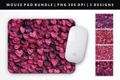 Heart Mouse Pad Design | Mouse Pad Sublimation PNG Product Image 1