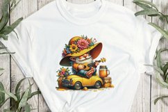 Honey Bee Gnome Sublimation Clipart Product Image 3