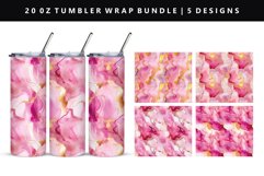 Alcohol Ink 20oz Tumbler Wrap | Sublimation PNG Design Product Image 1