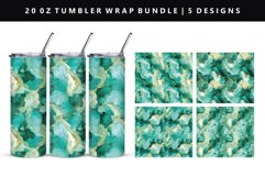 Alcohol Ink 20oz Tumbler Wrap | Sublimation PNG Design Product Image 1