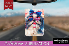 Japanese Chin Dog Air Freshener PNG 4th Of July PNG Product Image 1