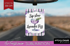 Lavender Fizz Cocktail Air Freshener PNG Summer Drink PNG Product Image 1
