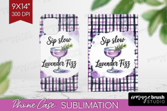Lavender Fizz Cocktail Phone Case PNG Summer Drink Case PNG Product Image 1