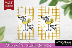 Lemon Drop Cocktail Phone Case PNG Summer Drink Case PNG Product Image 1