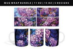 Lilac 11oz, 15oz Mug Sublimation | Mug Wrap PNG Product Image 1