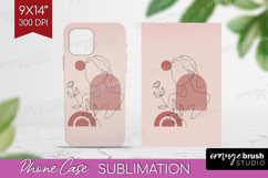 Line Art Woman Phone Case PNG - Minimalist Case PNG Product Image 1