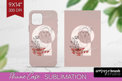 Line Art Woman Phone Case PNG - Minimalist Case PNG Product Image 1