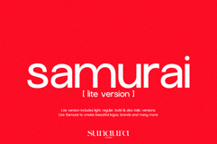 Samurai Lite Pack - 6 Fonts Product Image 1