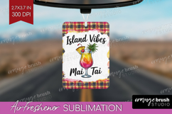 Mai Tai Cocktail Air Freshener PNG Summer Drink PNG Product Image 1