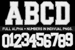 Chenille Sublimation PNG | Alphabet | Sublimation Designs Product Image 1