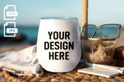 Wine Tumbler Mockup | Wine Tumbler Mockup | PSD Mockup Product Image 1