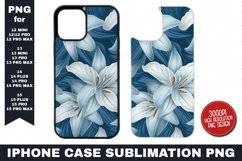 3D Flower iPhone Case Sublimation PNG | Sublimation Designs Product Image 1