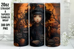 Halloween Tumbler Wrap | Tumbler Sublimation | Halloween Product Image 1