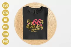 66th Birthday SVG | My 66th Birthday SVG | Birthday Product Image 1