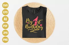 1st Birthday SVG | 1st Birthday SVG | Birthday SVG Product Image 1