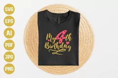 4th Birthday SVG | My 4th Birthday SVG | Birthday SVG Product Image 1