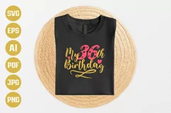 36th Birthday SVG | My 36th Birthday SVG | Birthday Product Image 1