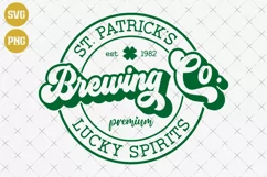 St Patrick's day Brewing Co SVG| St Patric day SVG Product Image 1