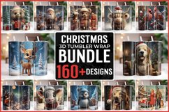Christmas Tumbler Wrap Bundle | Christmas | Sublimation Product Image 1