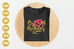 19th Birthday SVG | 19th Birthday SVG | Birthday SVG Product Image 1