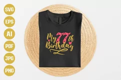 77th Birthday SVG | My 77th Birthday SVG | Birthday Product Image 1