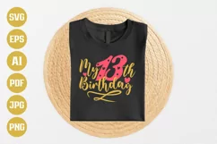 13th Birthday SVG | 13th Birthday SVG | Birthday SVG Product Image 1