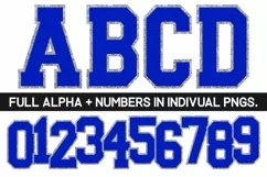 Chenille Sublimation PNG | Alphabet | Sublimation Designs Product Image 1