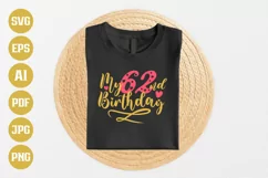 62nd Birthday SVG | My 62nd Birthday SVG | Birthday Product Image 1
