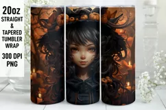 Halloween Tumbler Wrap | Tumbler Sublimation | Halloween Product Image 1