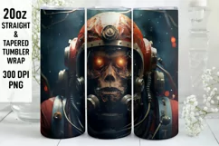 Halloween Tumbler Wrap | Halloween Zombie | Halloween PNG Product Image 1