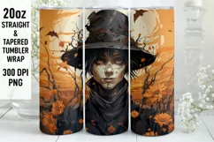 Halloween Tumbler Wrap | Tumbler Sublimation | Halloween Product Image 1