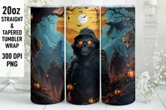 Halloween Tumbler Wrap | Tumbler Sublimation | Halloween Product Image 1
