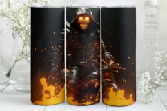 Halloween Tumbler Wrap | Halloween Ghost | Halloween PNG Product Image 1