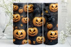 Halloween Tumbler Wrap | Tumbler Sublimation | Halloween Product Image 1