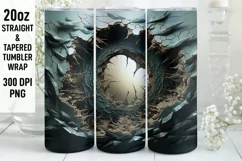 Halloween Tumbler Wrap | Tumbler Sublimation | Halloween Product Image 1