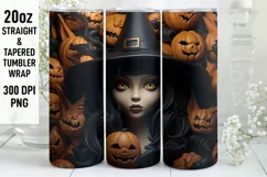 Halloween Tumbler Wrap | Halloween Witch | Halloween Product Image 1