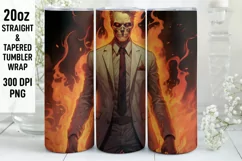 Halloween Tumbler Wrap | Halloween Skull | Halloween Product Image 1
