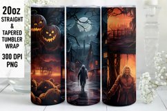 Halloween Tumbler Wrap | Tumbler Sublimation | Halloween Product Image 1