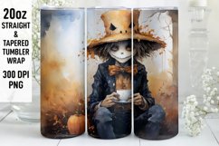 Halloween Tumbler Wrap | Halloween Scare Crew| Halloween PNG Product Image 1