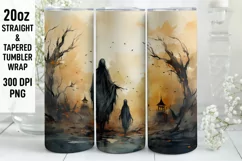 Halloween Tumbler Wrap | Tumbler Sublimation | Halloween Product Image 1
