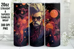 Halloween Tumbler Wrap | Tumbler Sublimation | Halloween Product Image 1